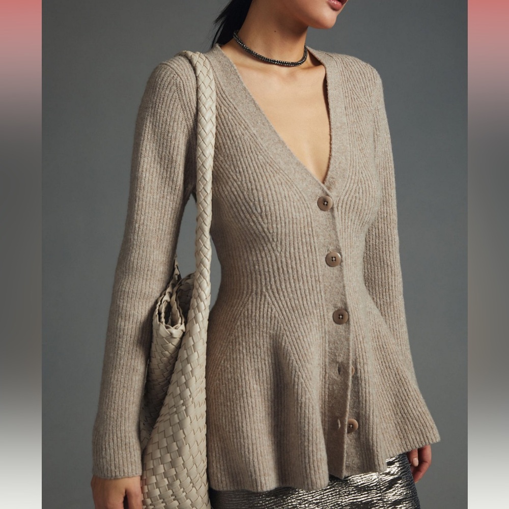 Anthropologie Hourglass Cardigan Sweater Maeve - Picture 6 of 12